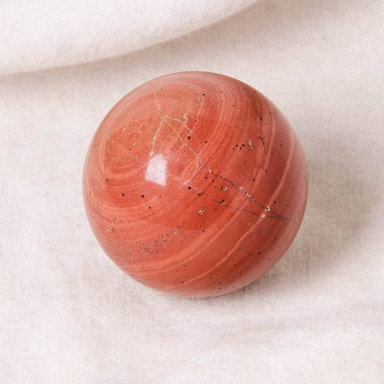 Red Jasper Sphere with Tripod