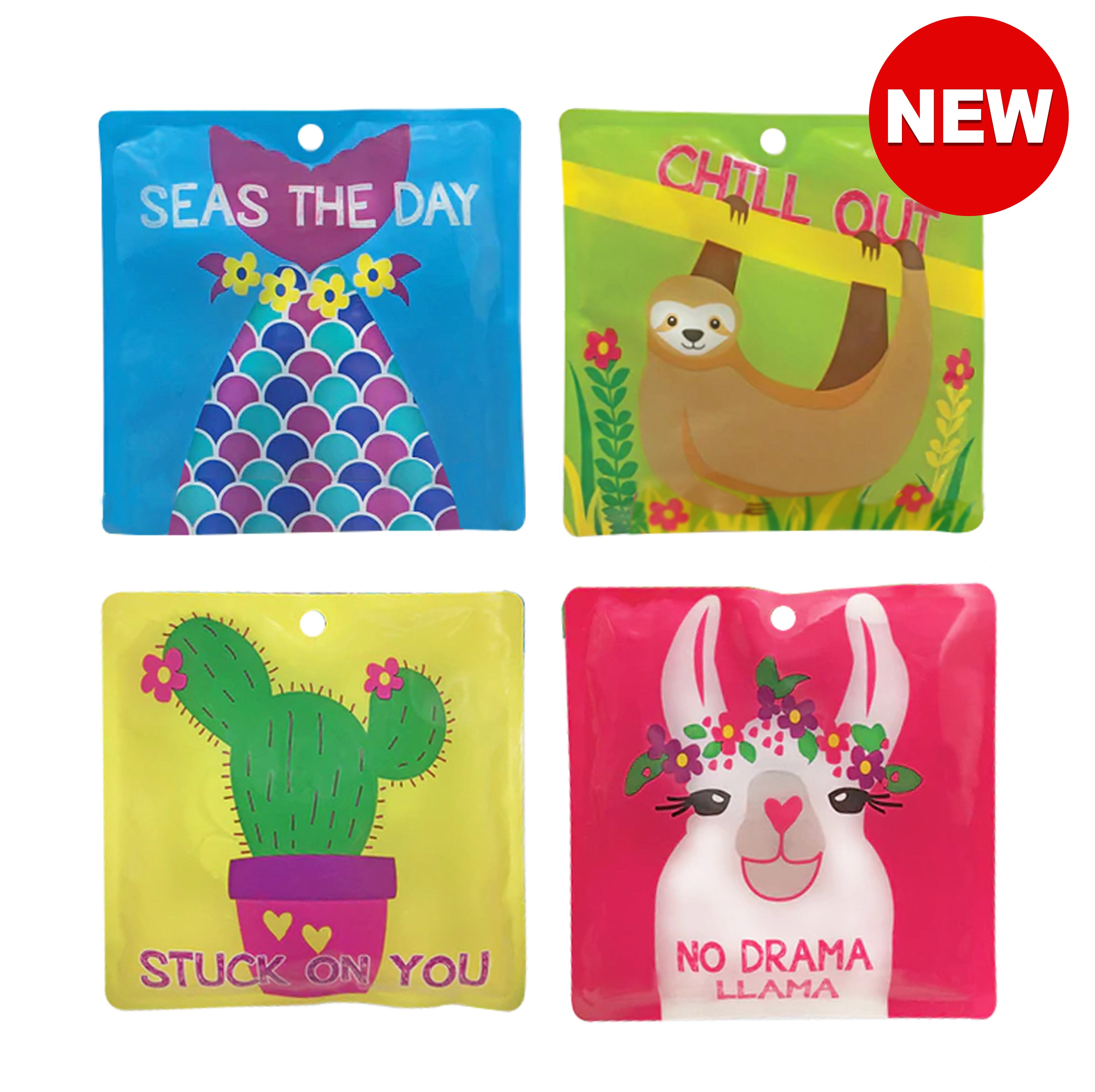 6x6 Sloth Reusable Eco-Friendly Ice Pack (1pc)