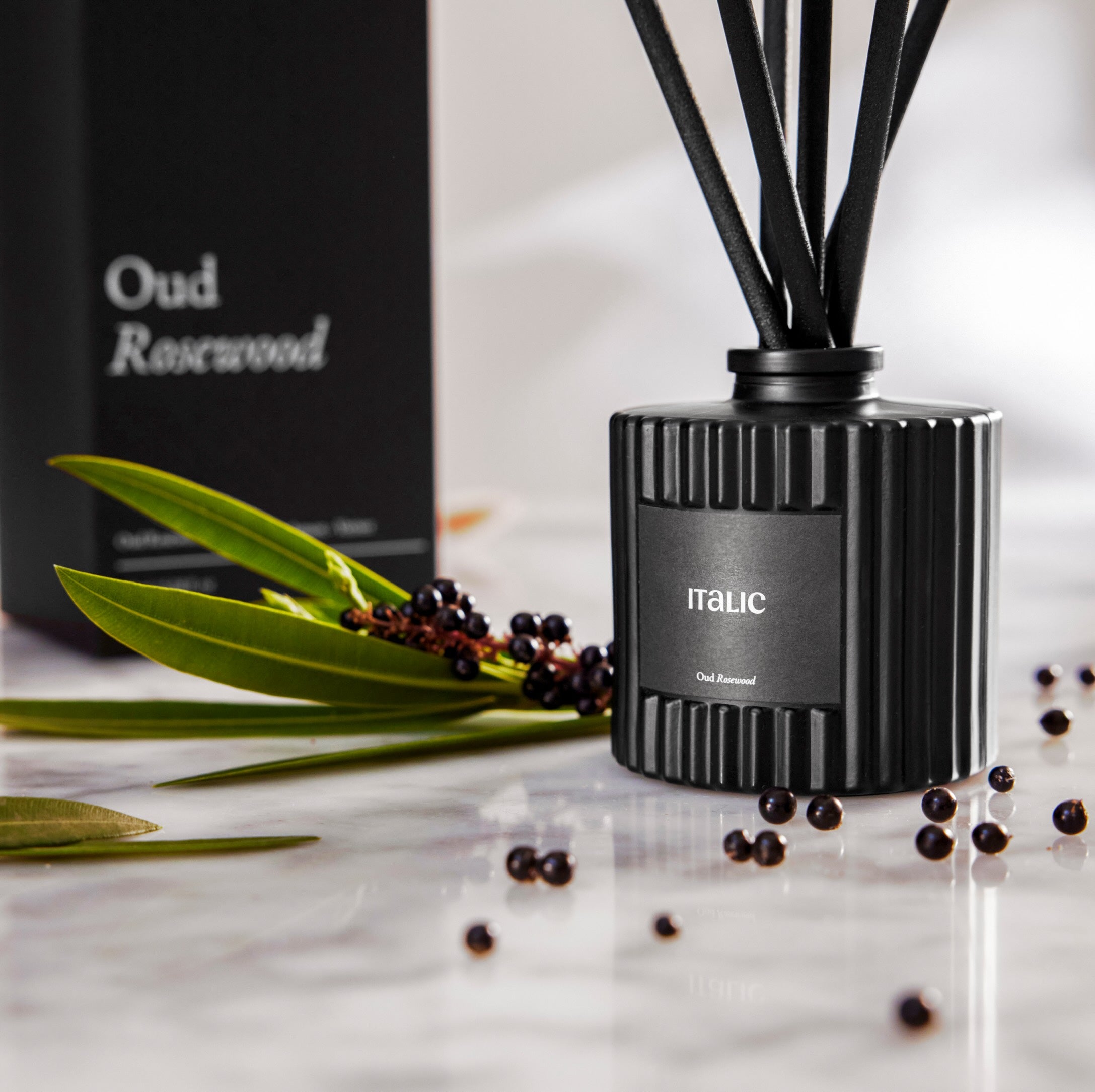 Noir Swiss Scented Reed Diffuser