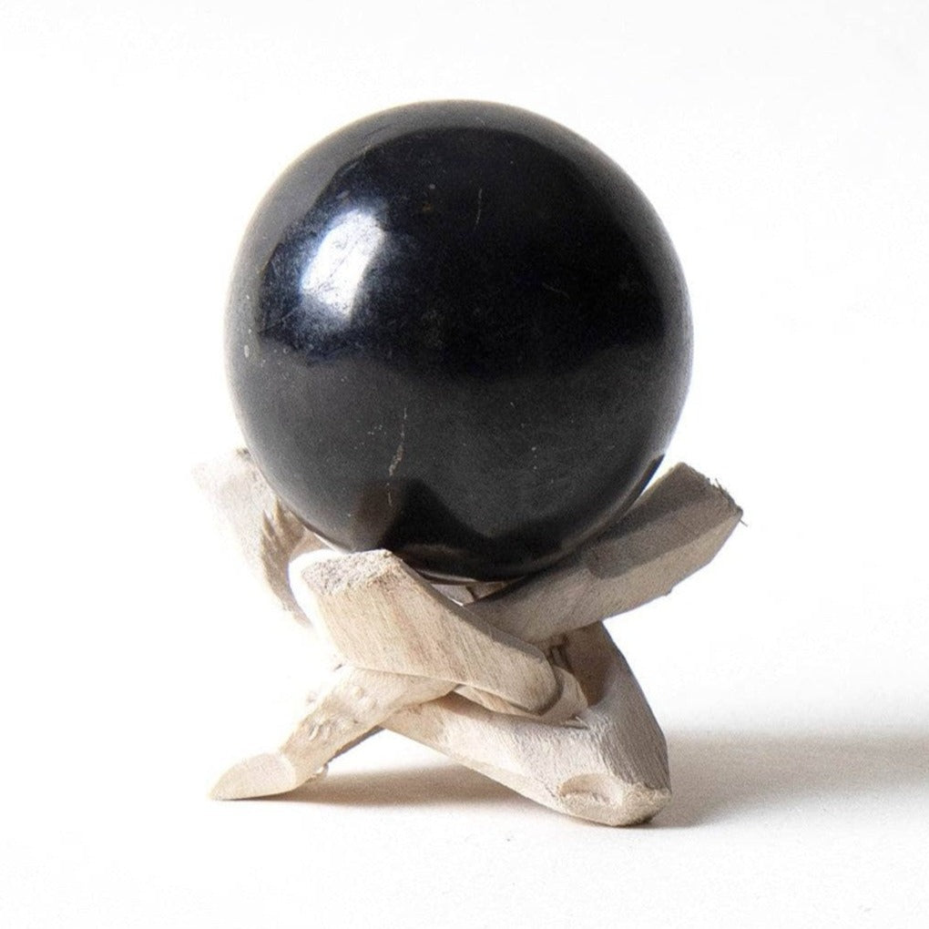 Black Tourmaline Sphere with Tripod