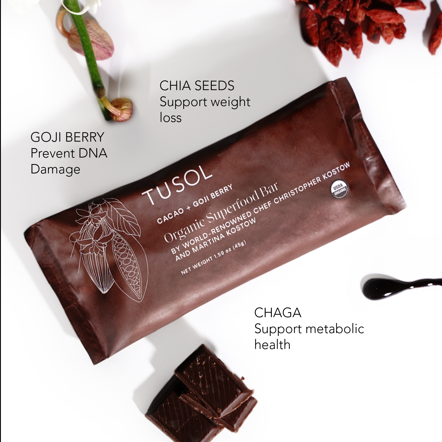 Cacao + Goji Berry Protein Bar (8 Pk)