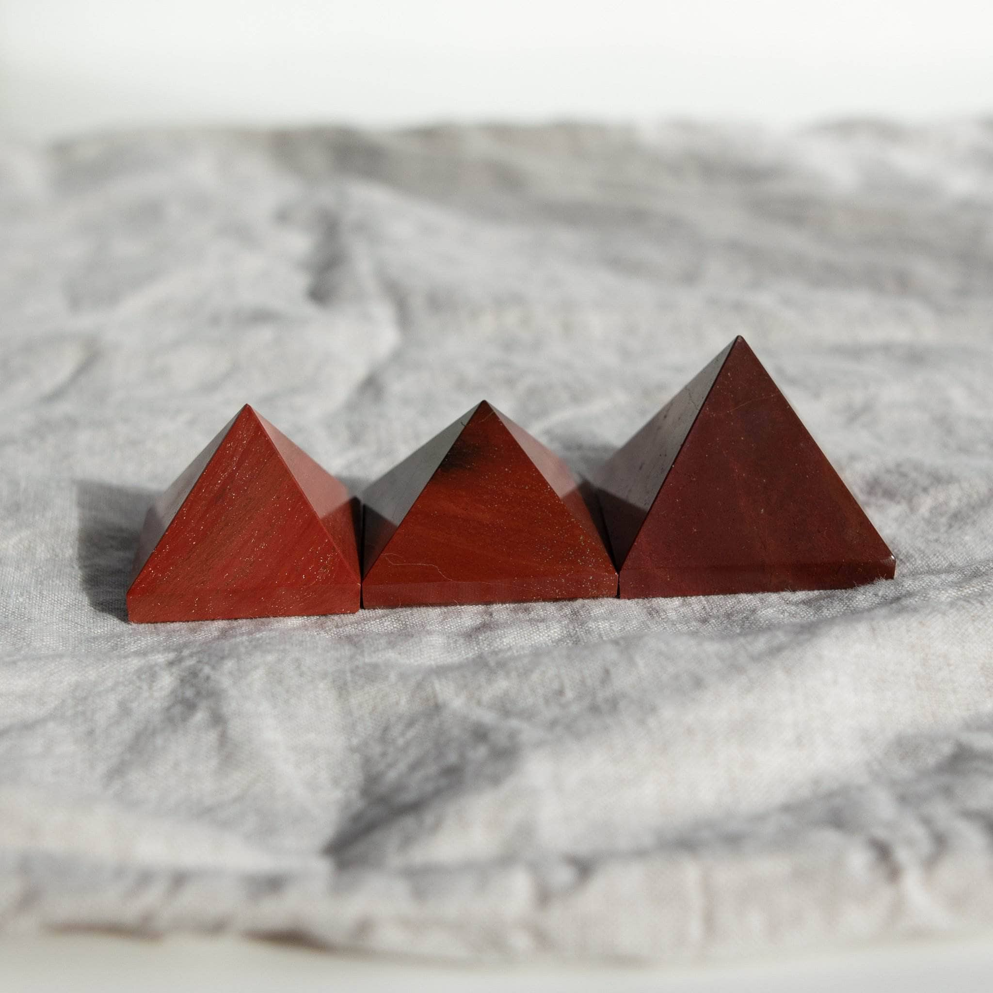 Red Jasper Pyramid