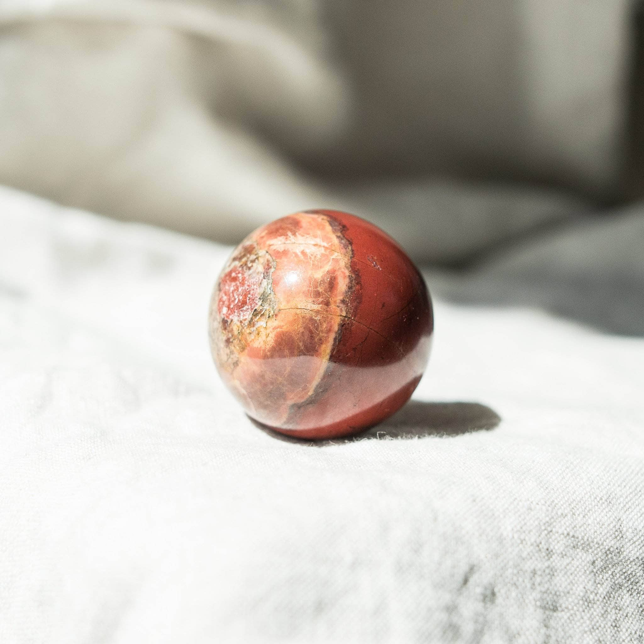 Red Jasper Sphere with Tripod