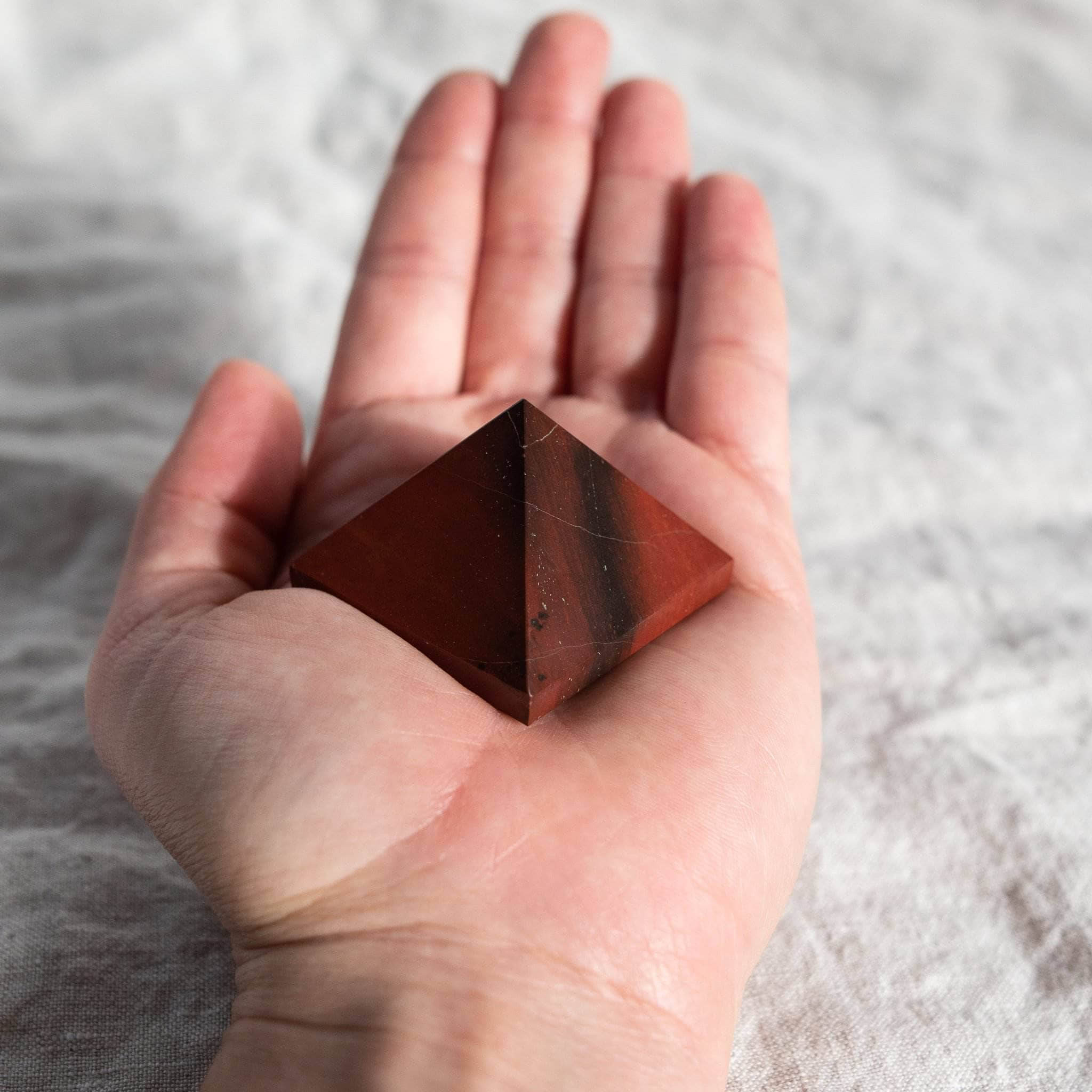 Red Jasper Pyramid