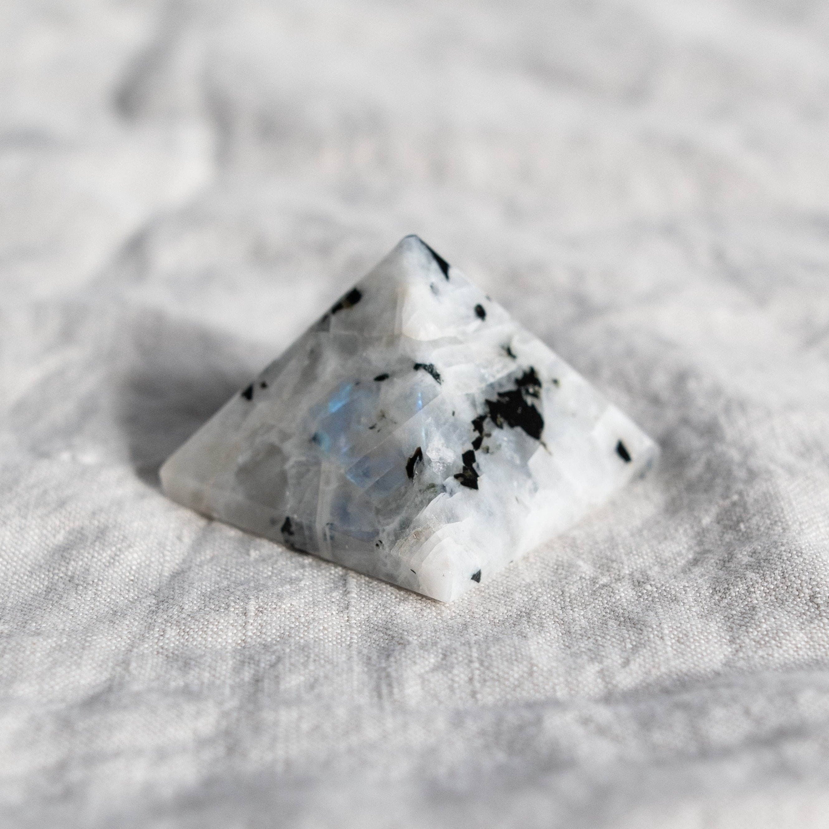 Rainbow Moonstone Pyramid