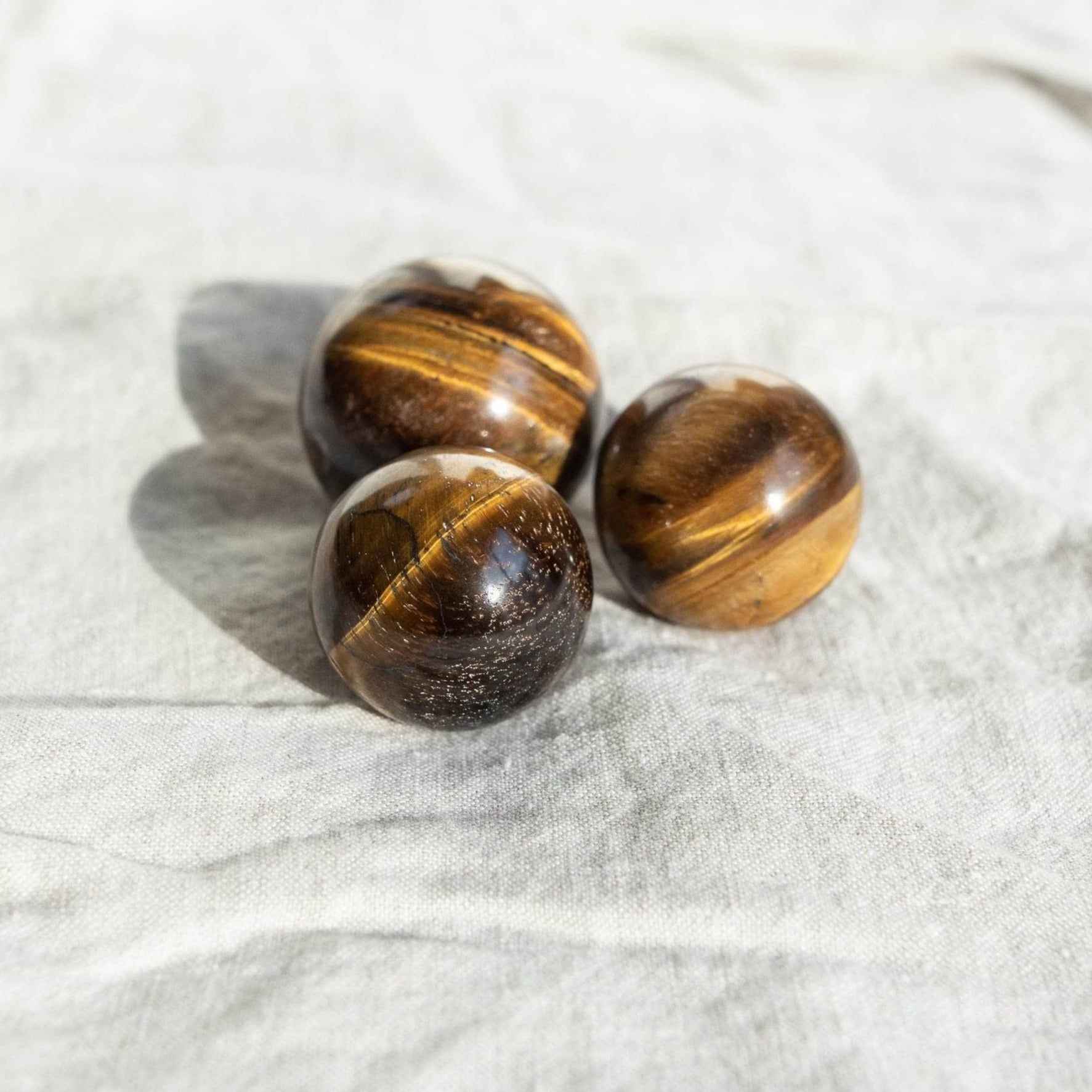 Tiger Eye Sphere with Tripod