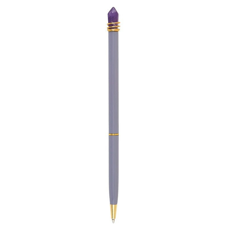 Good Energy Quartz Crystal Pens in Gray, Amethyst and Clear