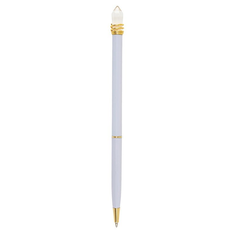 Good Energy Quartz Crystal Pens in Gray, Amethyst and Clear