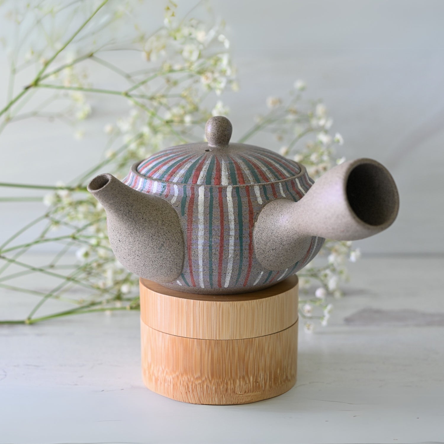 Handcrafted Japanese Kyusu Teapot with Filters (310ml) by Aprika Life