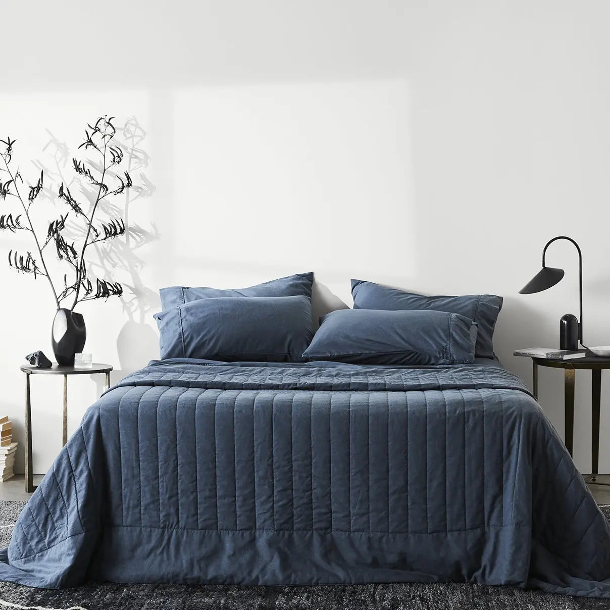 CleanBamboo Hemp™ Linen+ Quilted Coverlet