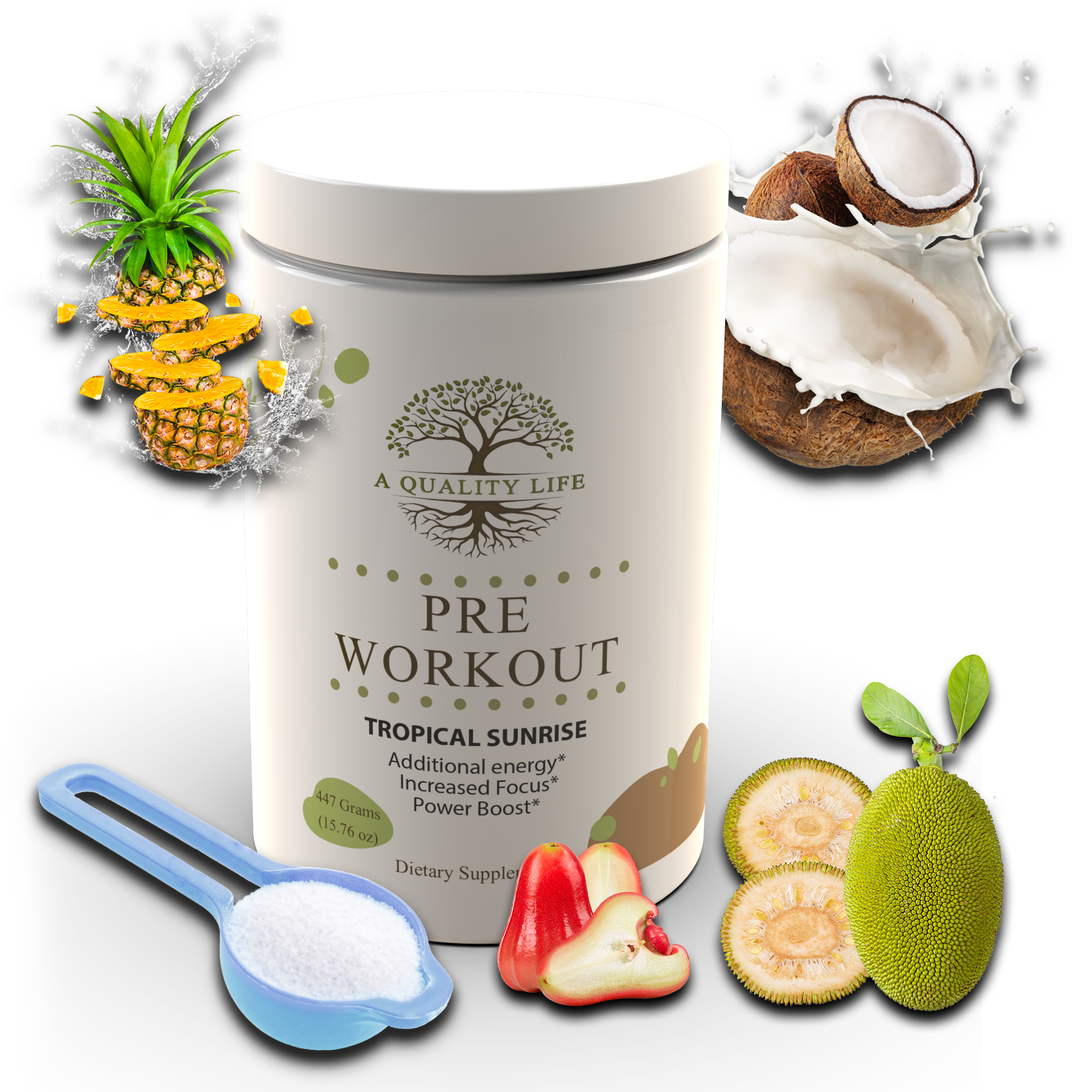 Pre Workout (Tropical Sunrise) by A Quality Life Nutrition