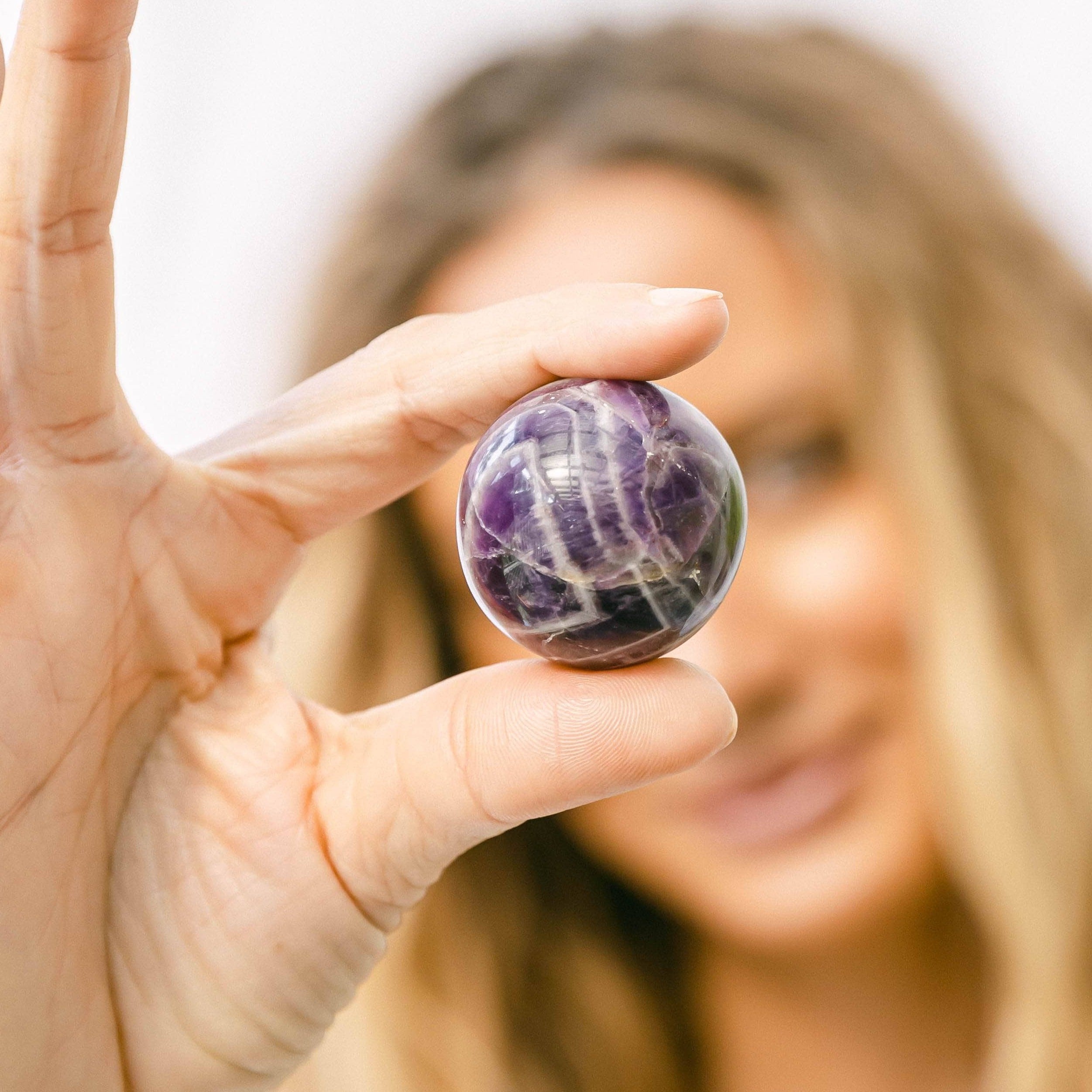 Amethyst Sphere with Tripod