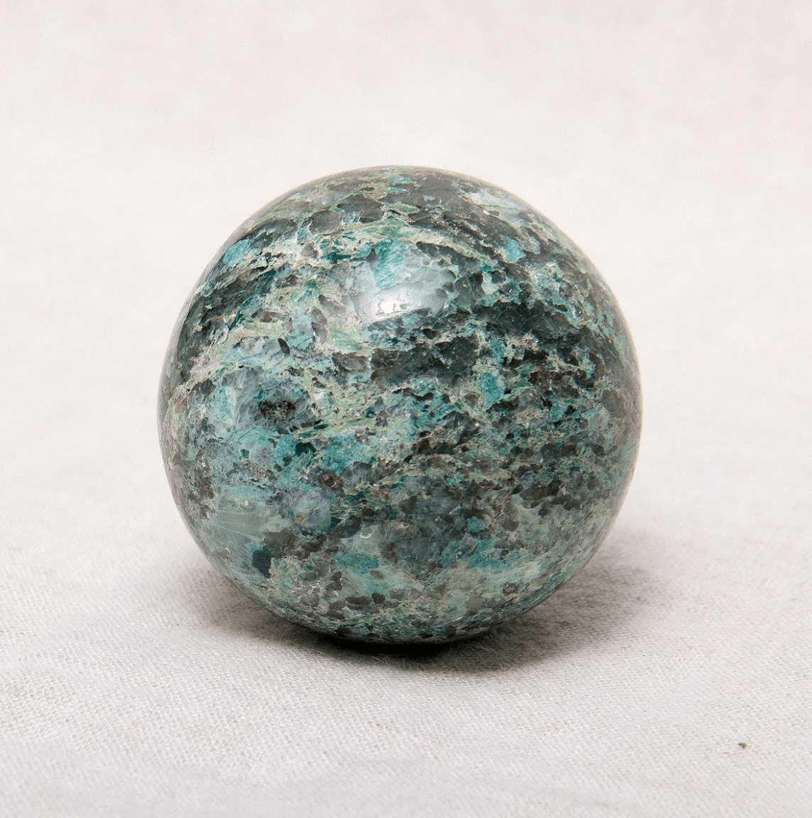 Chrysocolla Sphere with Tripod