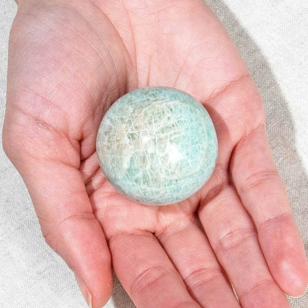 Amazonite Sphere with Tripod