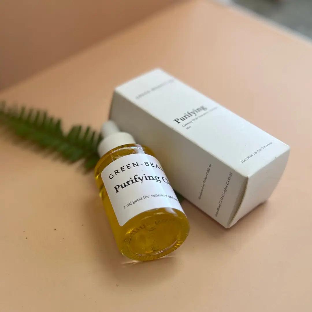 Vegan Ayurvedic Purifying Oil Cleanser (Pitta) by Green-Beauty Co