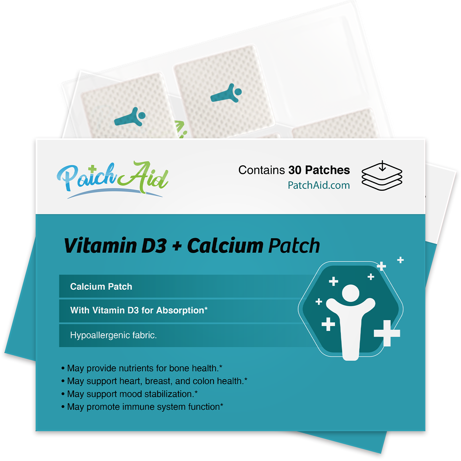 Vitamin D3/Calcium Vitamin Patch by PatchAid