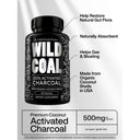 Activated Charcoal Capsules made from 100% Organic Coconuts, 120ct