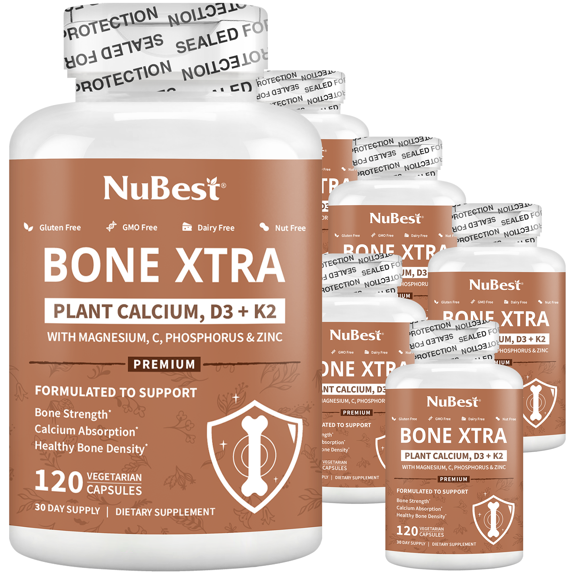 Bone Xtra, Plant-Based Formula for Teens & Adults, 120 Vegan Capsules