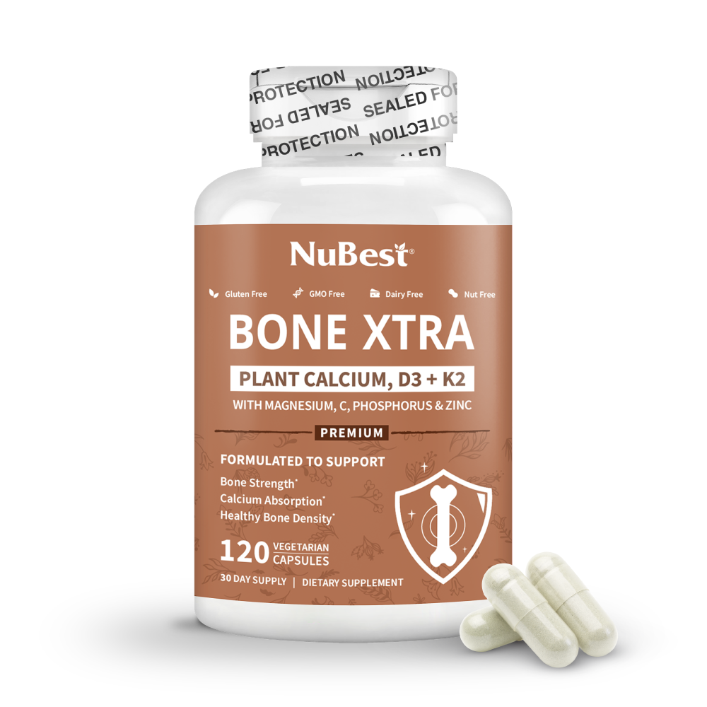 Bone Xtra, Plant-Based Formula for Teens & Adults, 120 Vegan Capsules