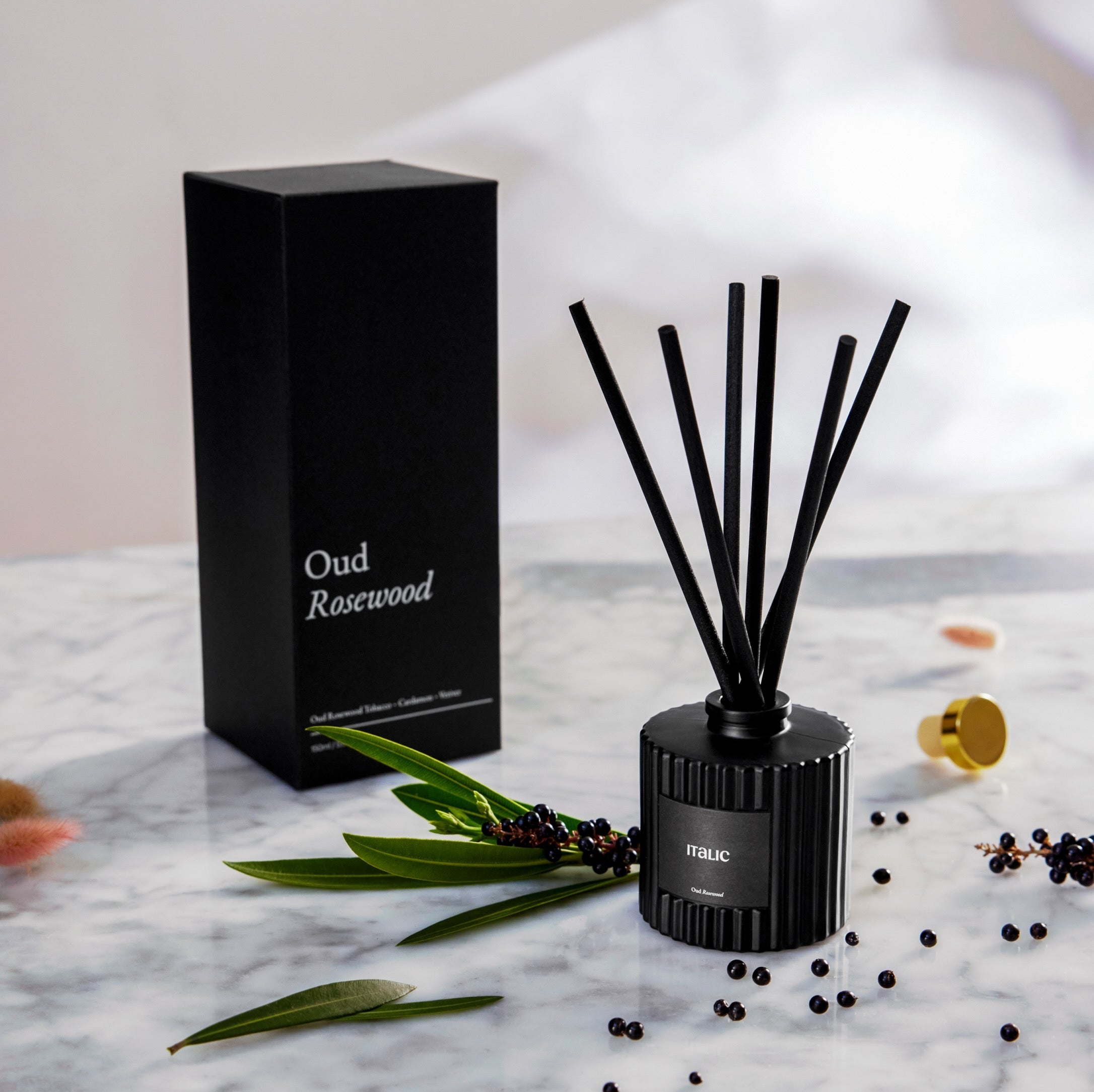 Noir Swiss Scented Reed Diffuser