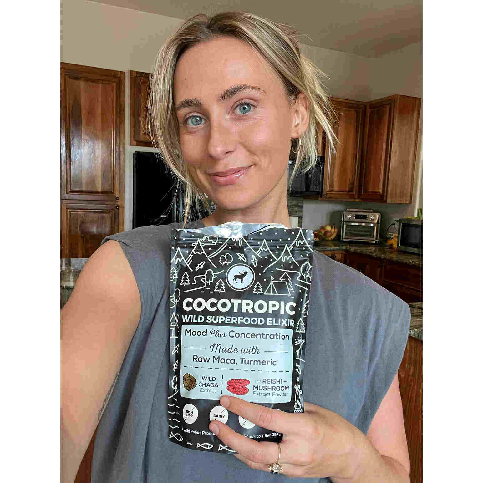 CocoTropic Organic Cocoa Mushroom Mix - Delicious Crash-Proof Energy & Focus - 7000 mg of Adaptogens