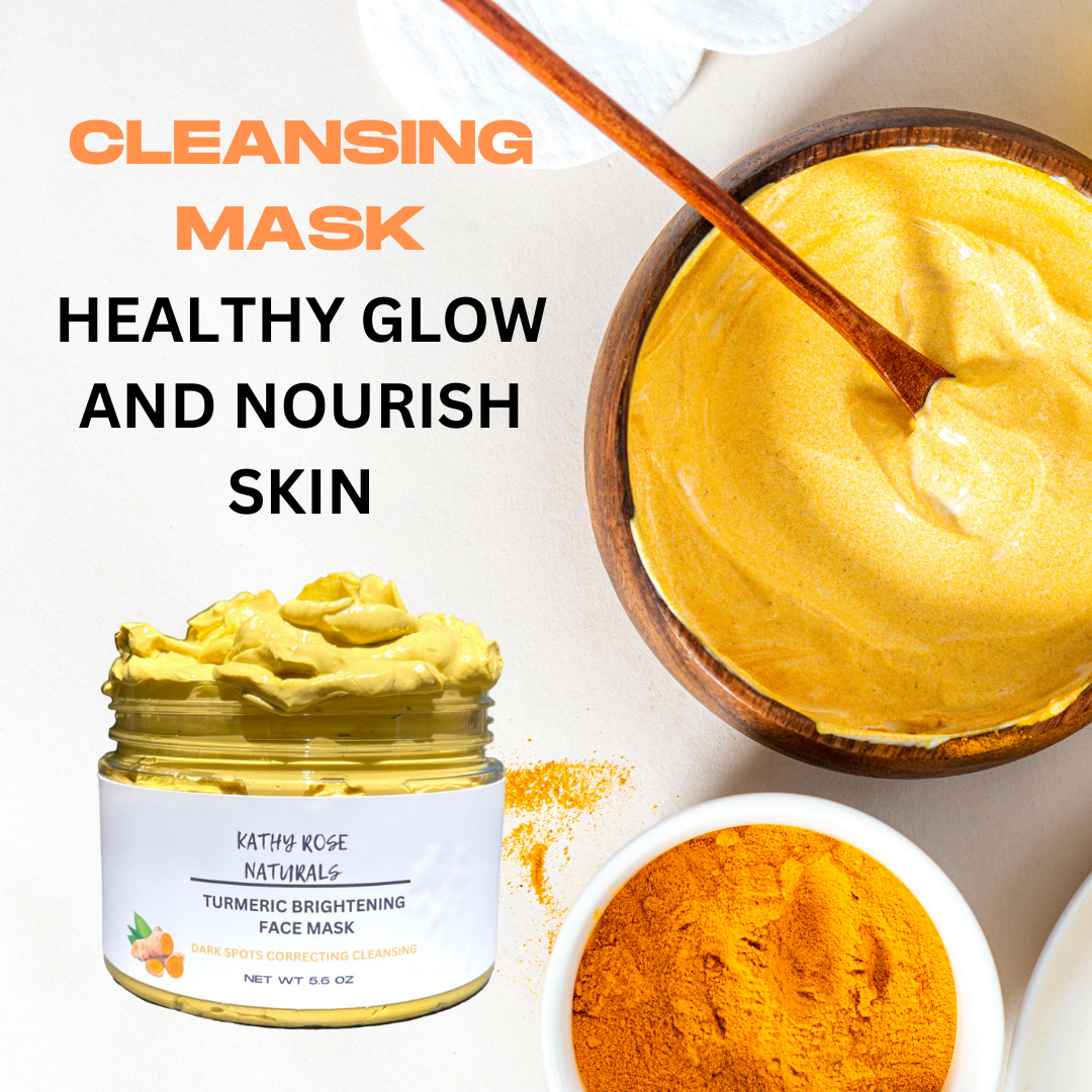 Turmeric Brightening Face Mask by KathyRoseNaturals